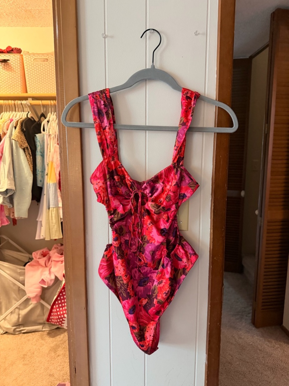 For Love & Lemons floral bodysuit